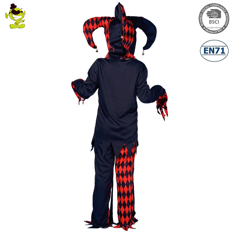 Halloween Party Cosplay Clown Fancy Dress Kids Horror Evil Clown Costume