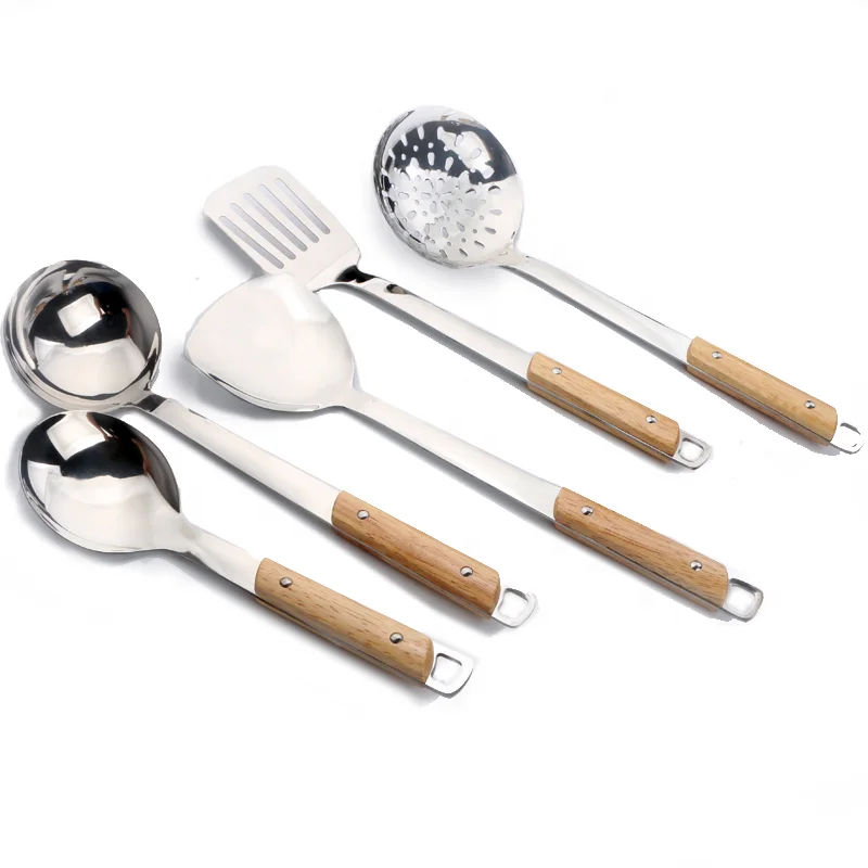 Good price Dining Stainless Steel Kitchen Utensil Set With Holder