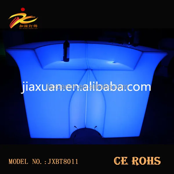 
CE&ROHS PE plastic light up portable bar counter/led bar furniture for bar,party ects 