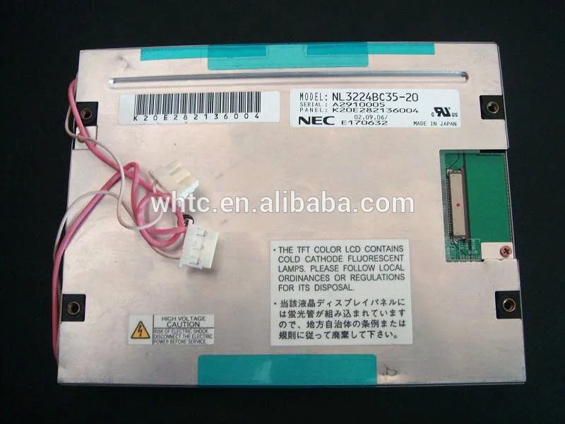 Original 320x240 33 pins 5.5 inch TFT LCD Panel Display NL3224BC35-20