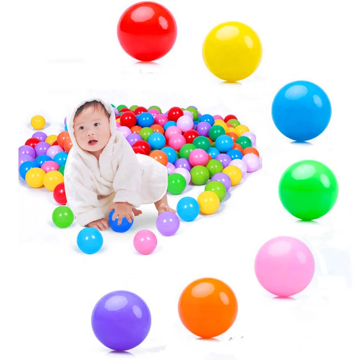  Пластиковые детские мягкие игровые мячи