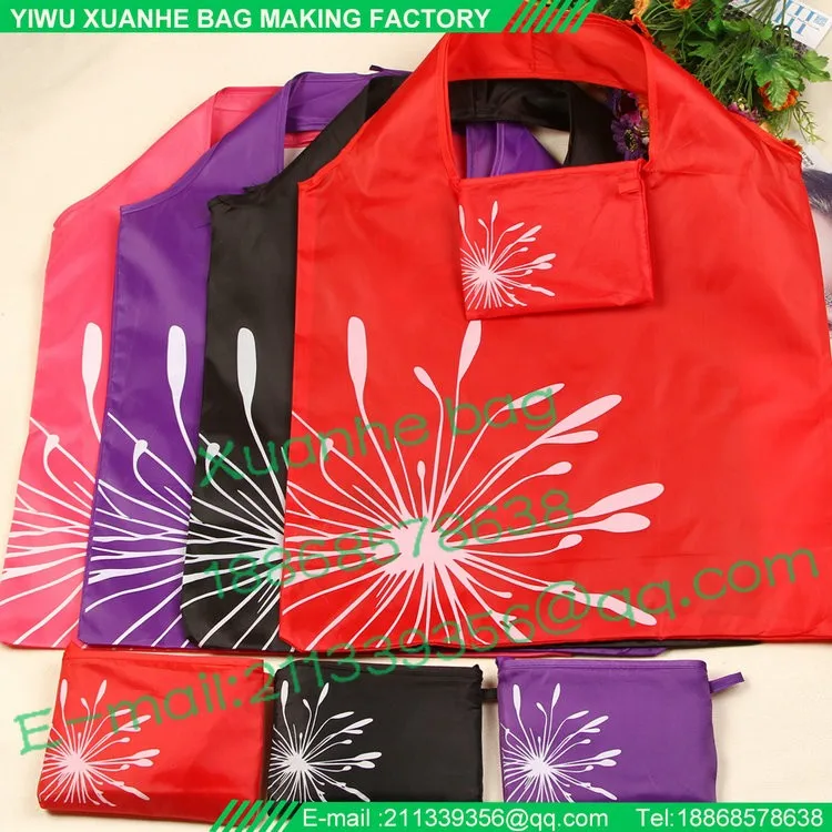 Новая недорогая рекламная многоразовая складная сумка для покупок