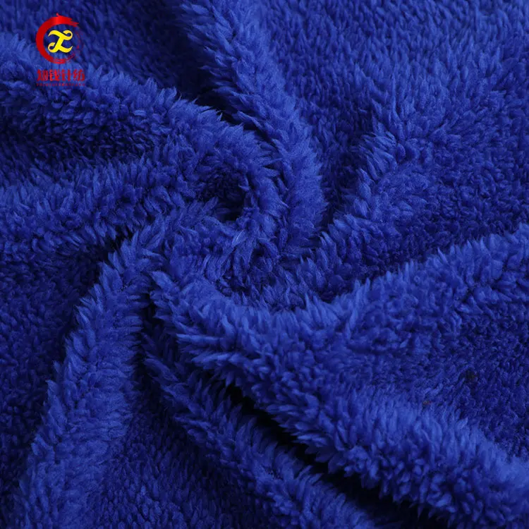 Высококачественная удаа теплая мягкая шерпа флисовая ткань по низкой цене