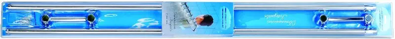 New aluminum telescopic double shower curtain rod