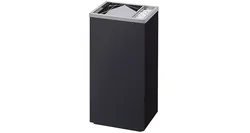 Hotel and restaurant lobby use stainless steel swing lid rubbish bins