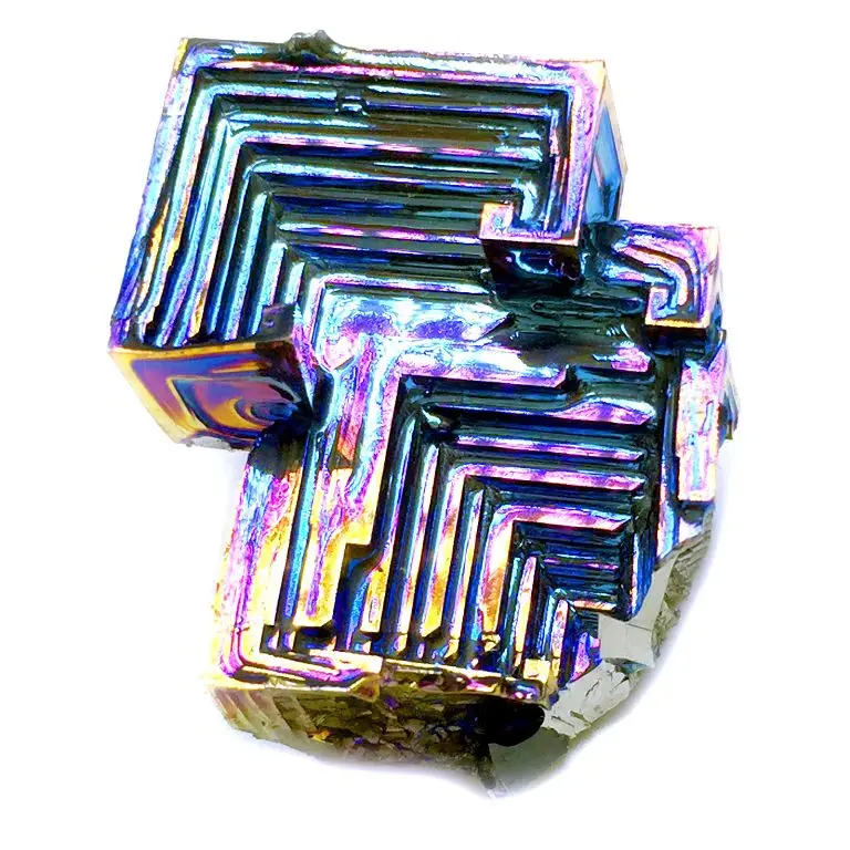 For art collectible wholesale raw mineral crystal natural Bismuth iron ore