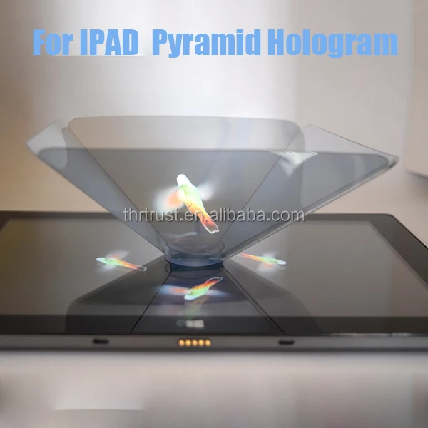 2016 Hot Selling Promotional item OEM logo Smartphone 3D Mini Pyramid Hologram for ipad