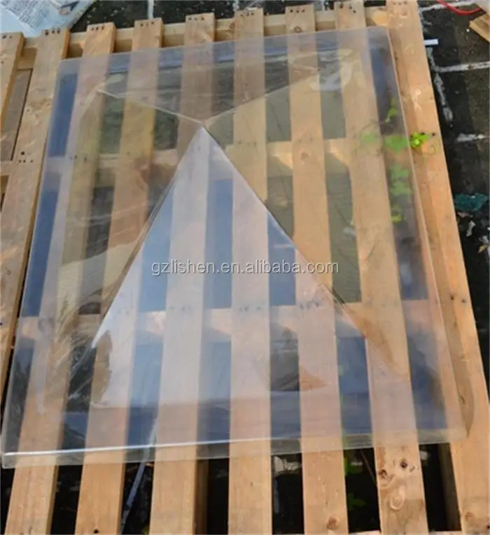 clear pyramid shape skylight dome covers rooflight covers