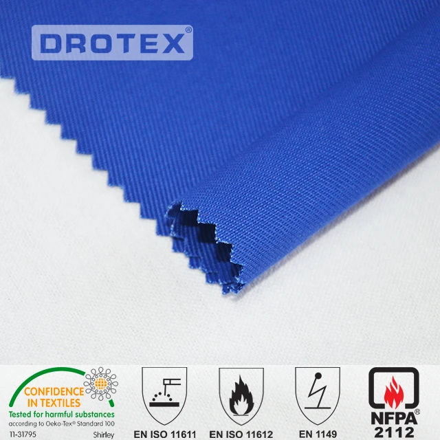 Легкая хлопковая огнестойкая ткань EN 61482