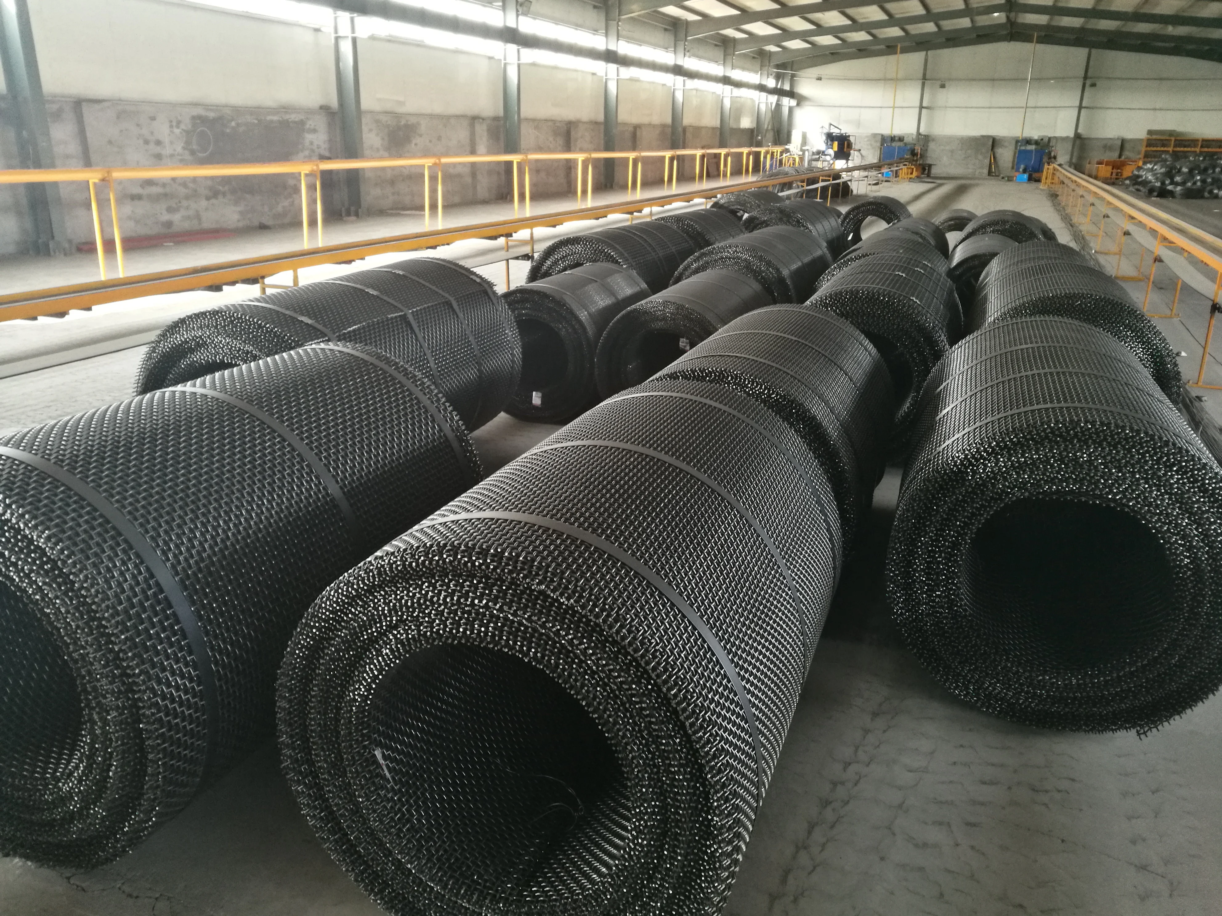 (20 years factory)American 1-12.7mm High Carbon Steel Wire Woven Wire Mesh Cloth for Vibrating Screen