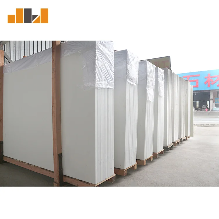 
High end nano crystallized glass stone white marble for countertop 