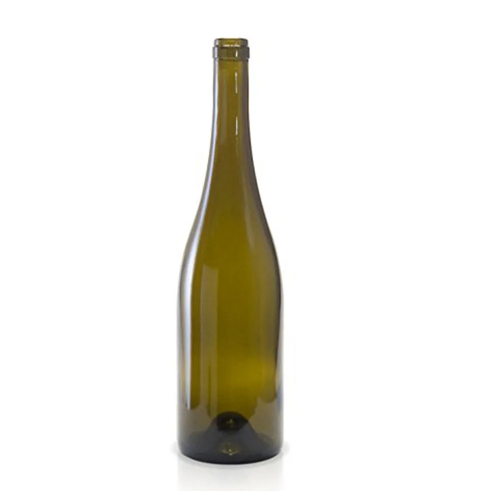 
750ml Glass wine bottle with wooden cork lid 