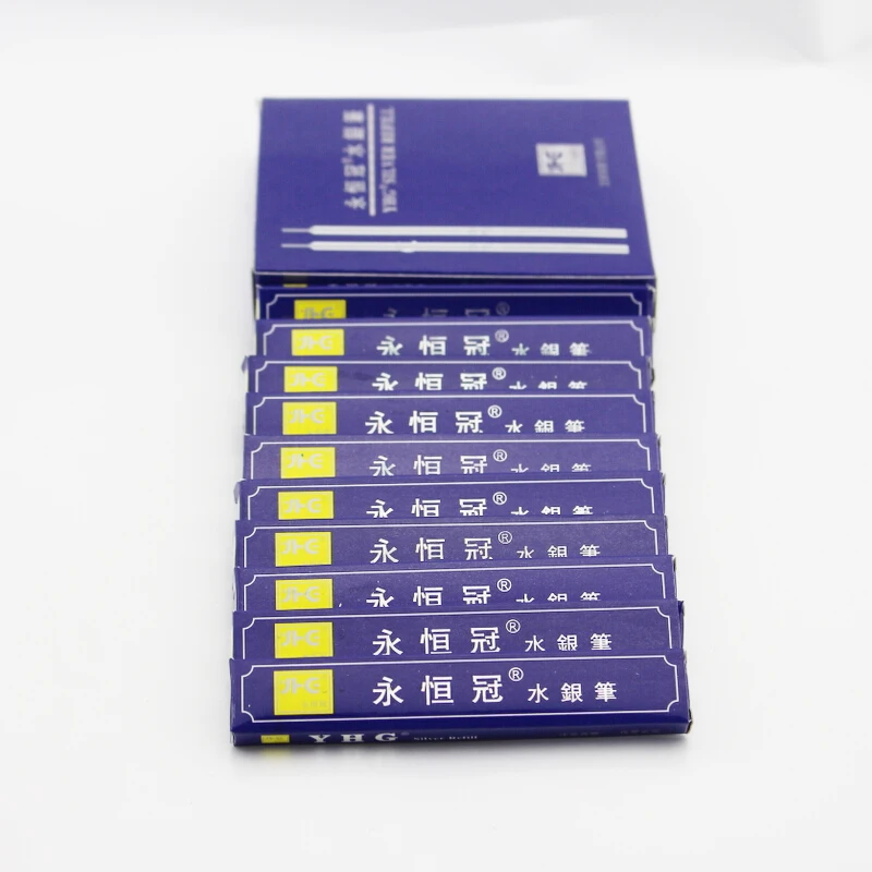 The Holsten Germany 1.2mm silver refill pen for leather