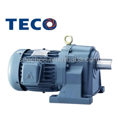 hot seal Small size 200w R series helical geared motor production by teco factory