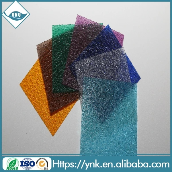 10-летнюю гарантию бесплатный образец polykarbonat lexan тиснением лист с поставщиком