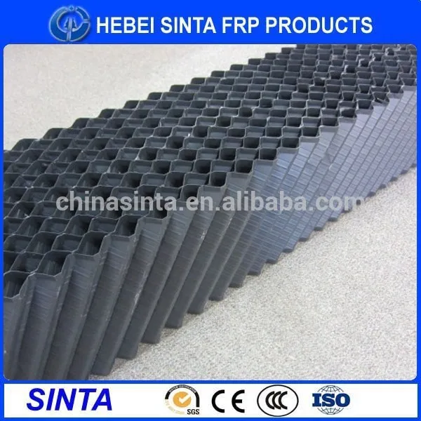 градирни заполнения, пвх заполнить для градирни, градирни сотовым наполнителем