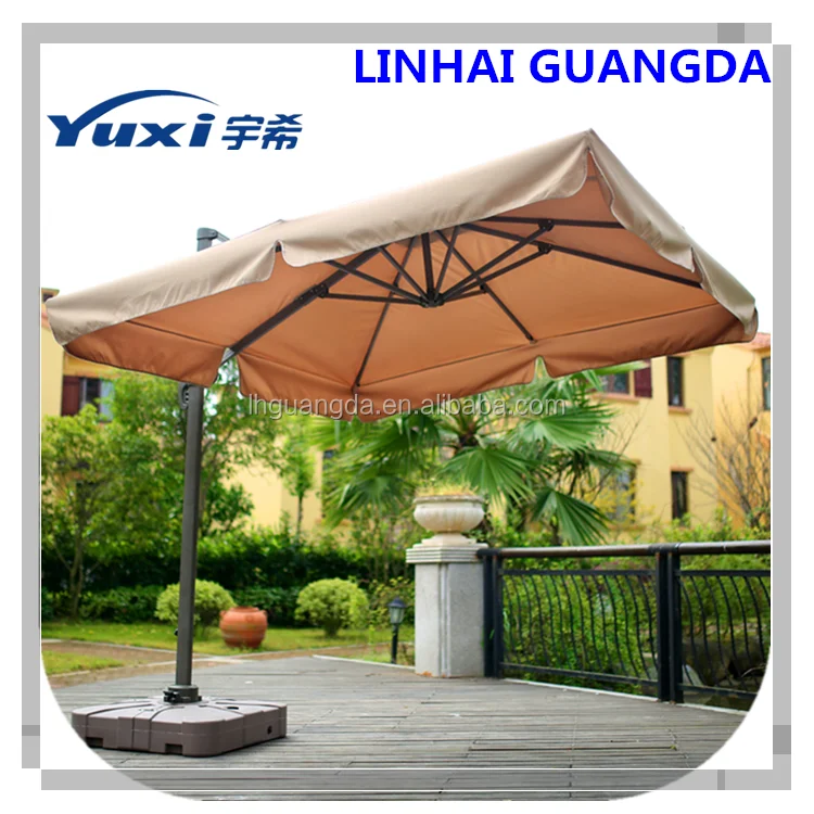 alum beach umbrella with base Roma hanging  outdoor garden umbrellas