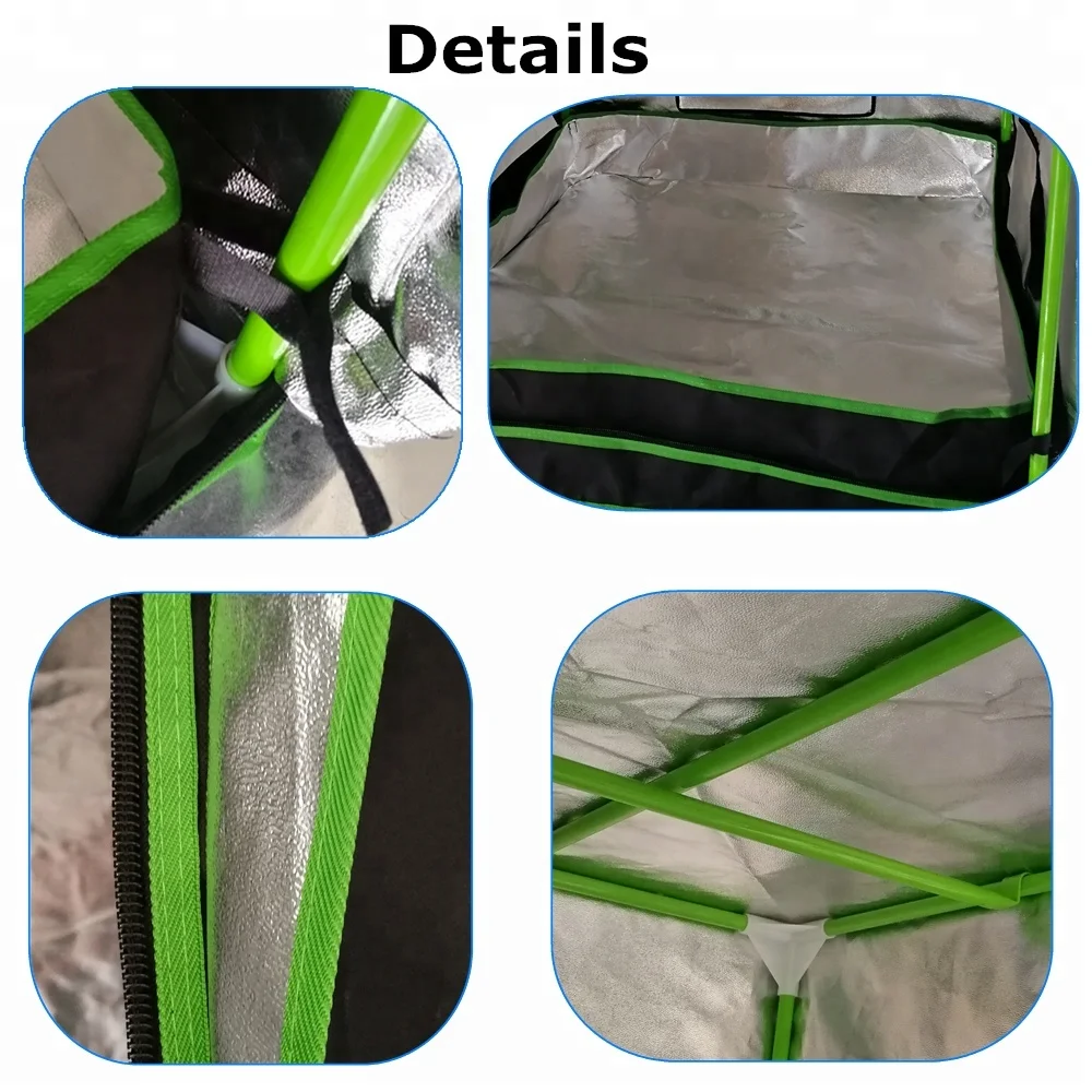 120x120x200 см, 48x48x78 дюймов 600D лавсаровая палатка для выращивания, фабричная индивидуальная комната для выращивания, светодиодная коробка для выращивания растений