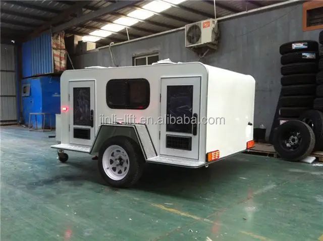manufacture camping trailer with caravan doors dog trailer China