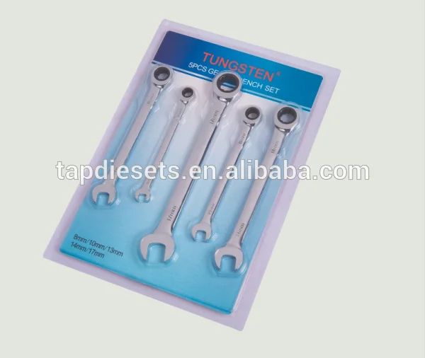 Высокое качество хром-ванадиевой универсальный ключ комплект с блистер