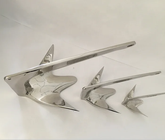 stainless steel cast 50kg bruce anchor & claw anchor