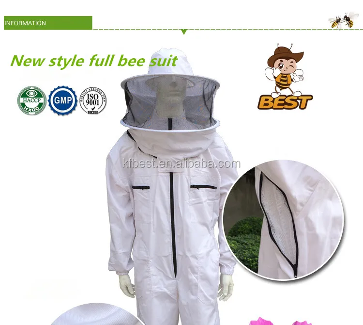 New style Beekeeping protection suit/bee keeper suit/overall