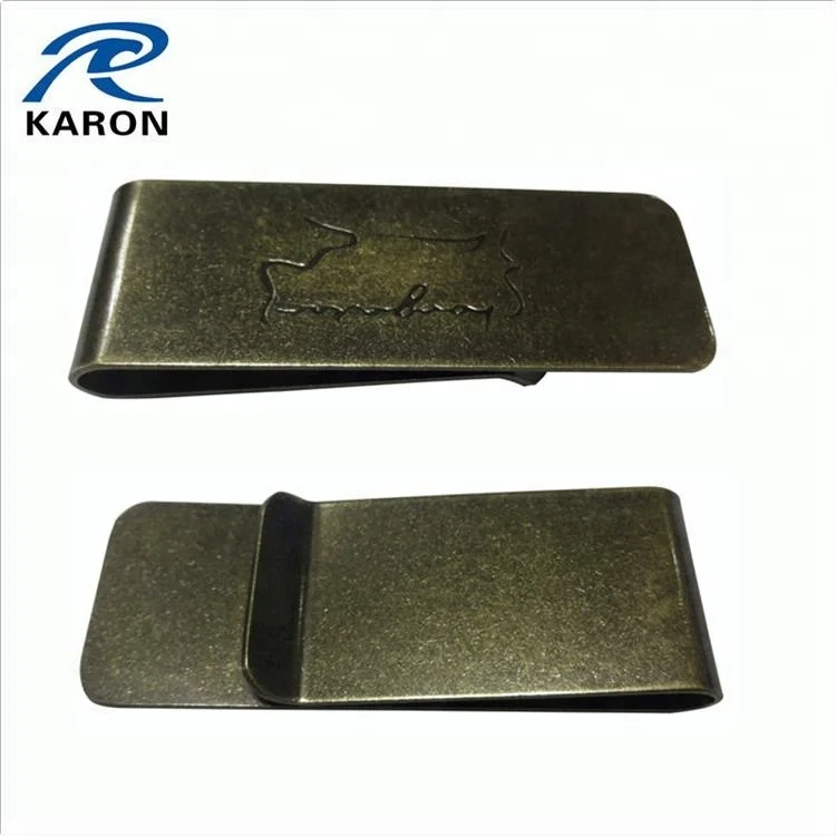 top quality copper dollar money clip with custom logo