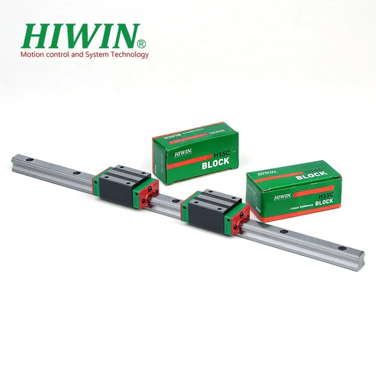 Taiwan HIWIN H15C W15C HGH15CA 15mm HGR15 Block HGW15CA HGW15CC Linear Guide Rail