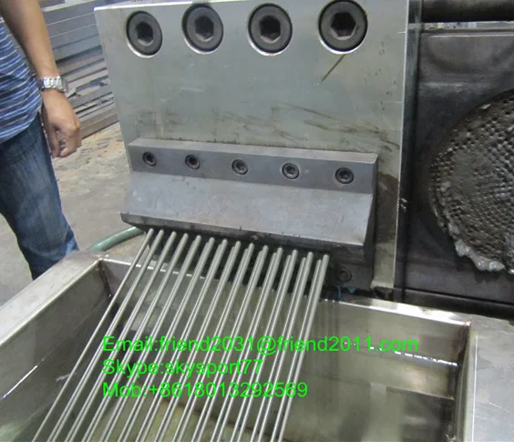 Water Ring Die face Hot Cutting Underwater Plastic Pelletizer Extrusion Line