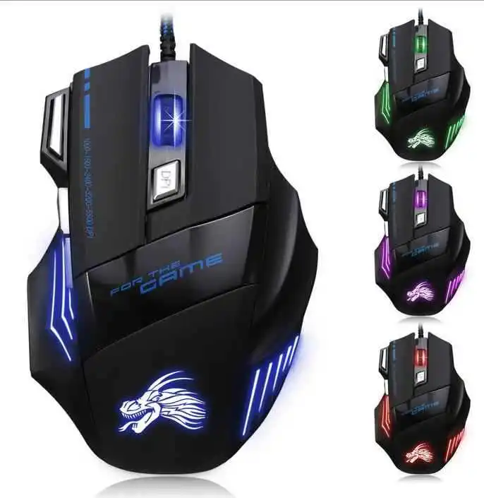 
Light mice optical usb gaming mouse gamer mause 