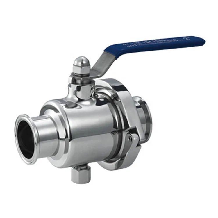 stainless steel sanitary high pressure motorized 4 inch 3 way 1.5 inch ball valve