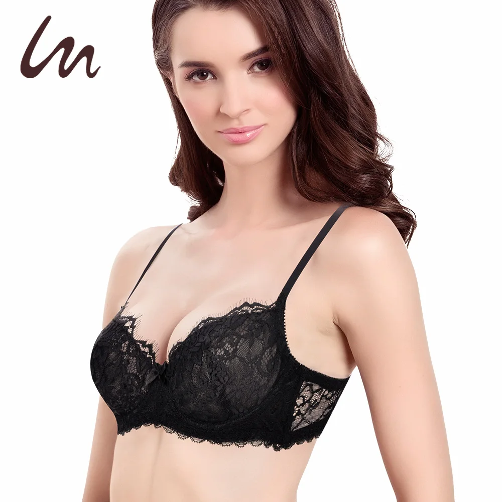 ODM OEM Custom Label Women Sexy Bra Transparent Lingeries Underwear Brassier