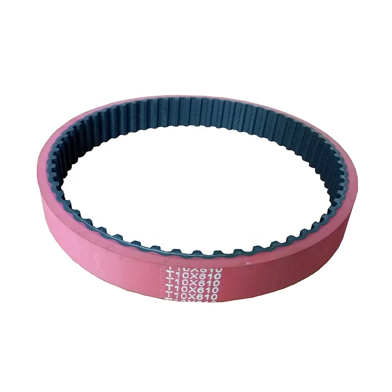 Model 187L Rubber round timing belt add red glue