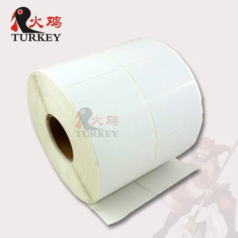 Waterproof thermal transfer PP  label 50x35mm, roll of 2500 labels, tear resistance customize order