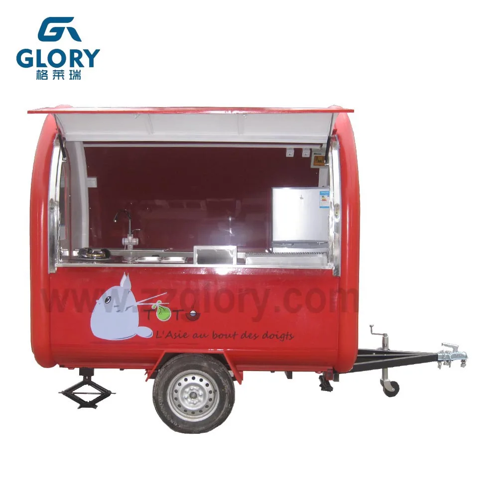 Low price Electric fast food truck/mobile mini food truck for sale