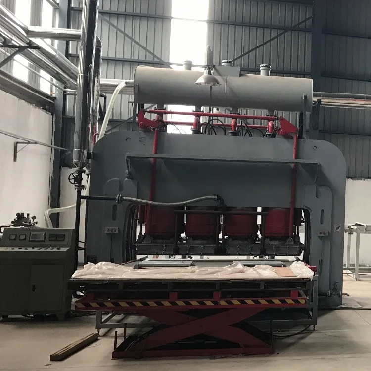 Машина горячего прессования для производства ламината HDF