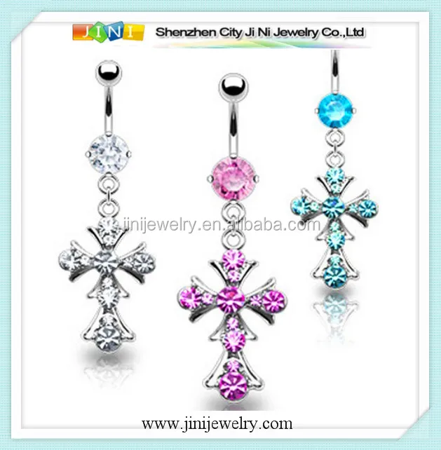 Кольцо живота крест