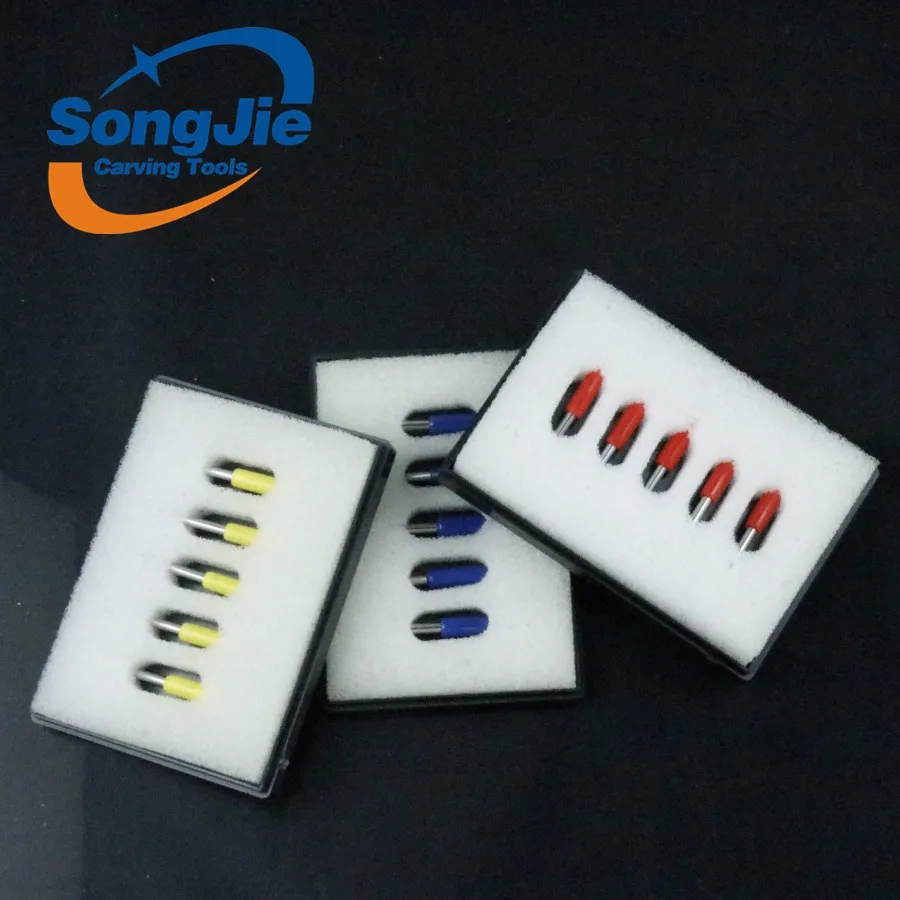 5 Pcs 45 Degree Roland Cutting Plotter Blade and 1 pc Roland Vinyl Cutter Blade Holder