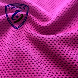 sports towels material two color look wicking finished cheap price 100 polyester honeycomb knitted mesh fabric