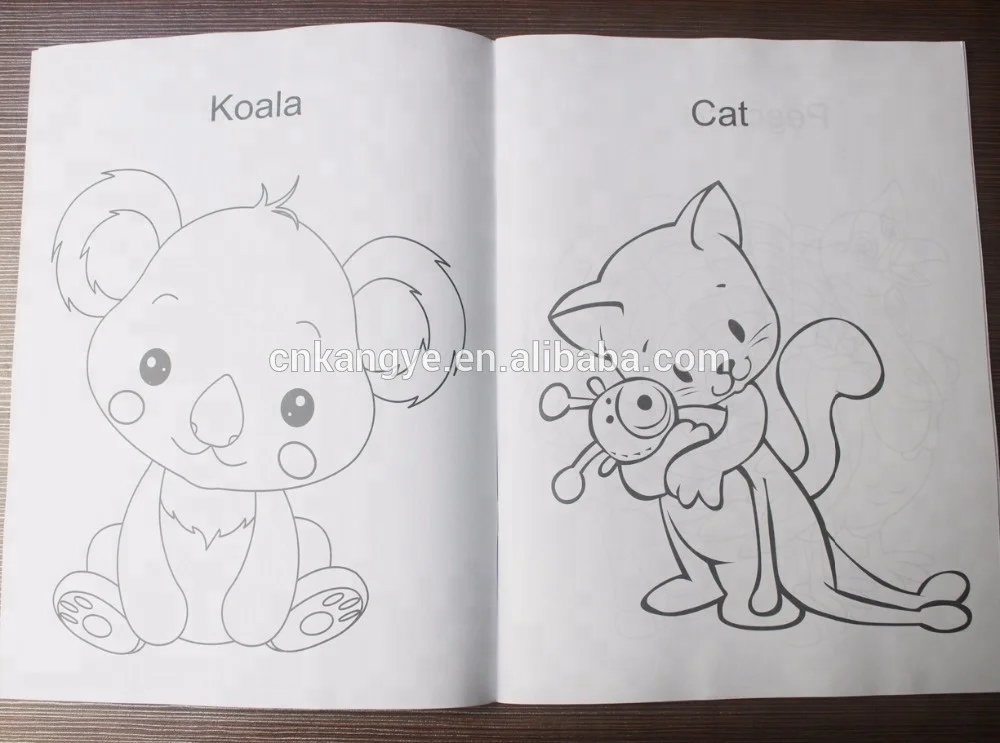
2020 attractive appearance high quality fashion coloring children book printing 