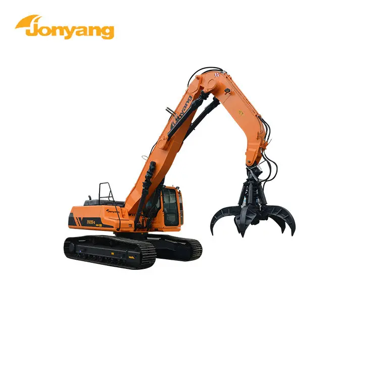 
25 tons excavator mounted scrap metal grab machines 
