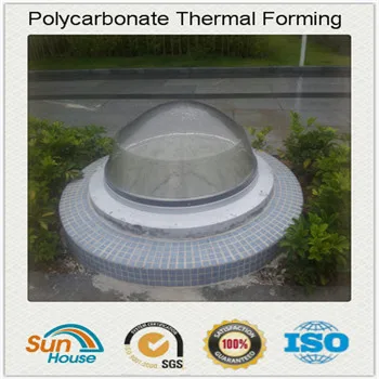 Пластиковый куполообразный светильник поликарбонатная Сфера