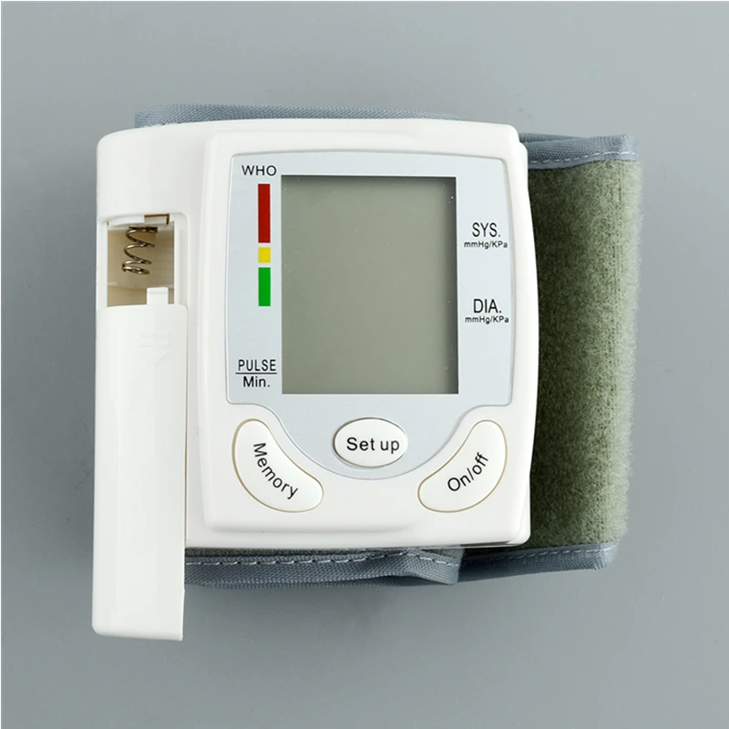 Portable Home Use Blood Presure Testing Equipment Digital Wrist Blood Pressure Monitor