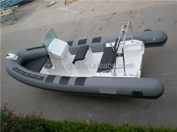 CE certificate 5.8m v deep hull rib boat inflatable boat