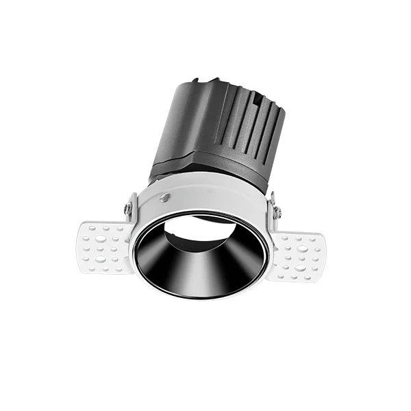 Dali/Triac/0-10V Dimmable 12W 20W Adjustable Trimless Recessed Cob Led Ceiling Downlight