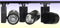 110V 220V 277V 120Lm/W 20W 25W 30W 35W 40W 45W COB светодиодный Трековый