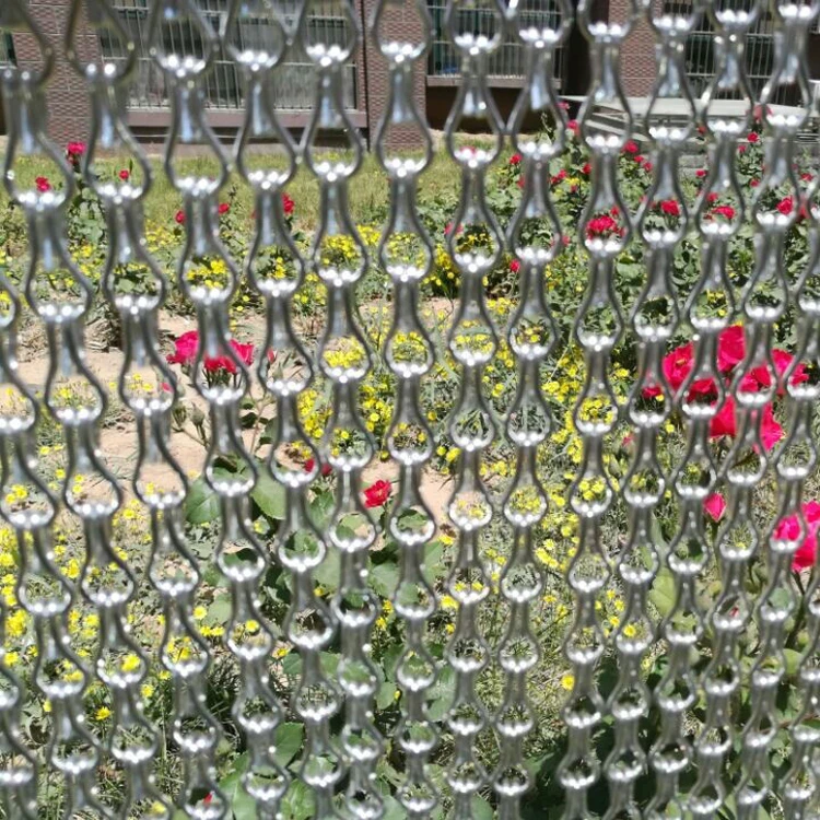 Hanging Fly Screen Aluminium Industrial Chain Curtains
