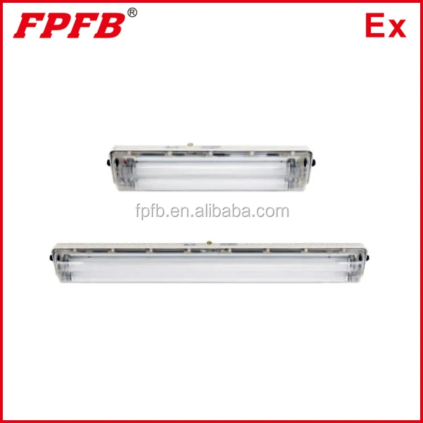 Factory price BYS 32W 4ft WF2 full plastic Explosion proof fluorescent lamp with LED tubes