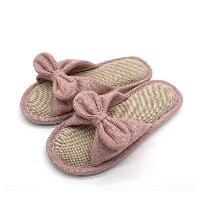 Butterfly Cozy Toe Lady Open Toe Indoor Slipper