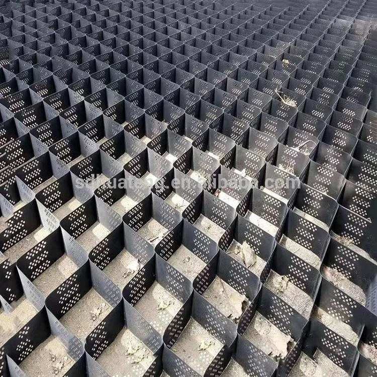PLASTIC GEOCELL honeycomb gravel retainer